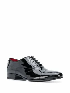 Scarosso derbies en cuir verni