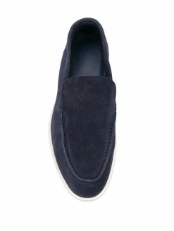 Scarosso mocassins à bout en amande