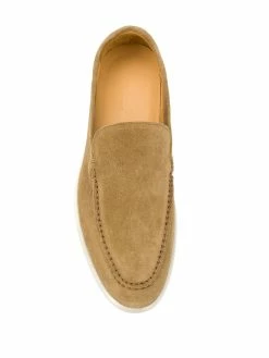 Scarosso mocassins à bout en amande