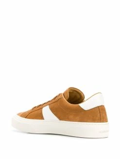 Scarosso baskets à empiècements contrastants