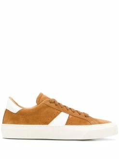 Scarosso baskets à empiècements contrastants