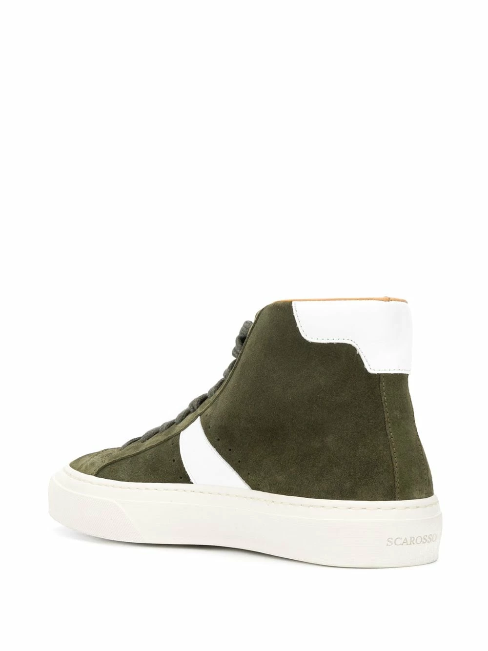 Prix Légers Scarosso Baskets montantes à empiècements contrastants homme 3 Scarosso baskets montantes à empiècements contrastants