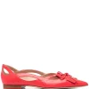 Scarosso ballerines à détail de nœud