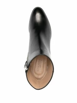 Scarosso bottines à fini poli