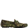 Scarosso mocassins James à imprimé camouflage