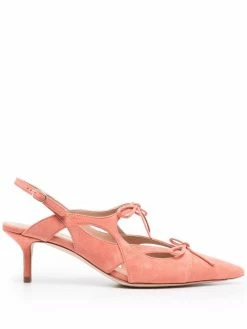 Scarosso x Paula Cademartori escarpins en daim