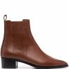 Scarosso Olivia leather ankle boots